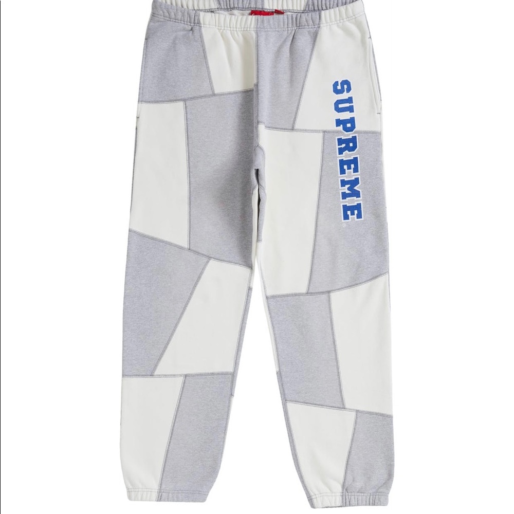 ‼️SOLD‼️SUPREME PATCHWORK SWEATPANTS